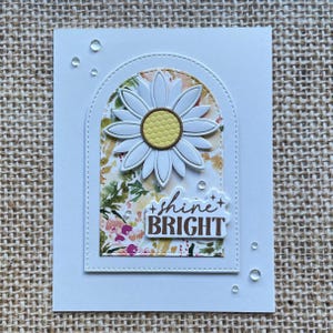Carte de voeux florale faite main, Carte de voeux florale, Carte vierge, Carte de correspondance vierge, Carte tournesol, Carte 3D, Carte Bonjour, Carte d'anniversaire, Carte unique