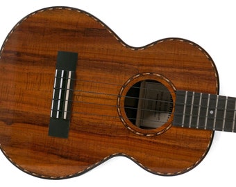 Kamaka HF-3D Deluxe Tenor Ukulele Hawaiian Koa "VERVA"