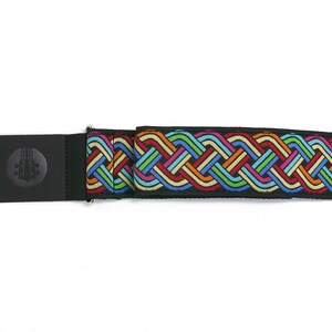 Terry Carter Music Store Correa para ukelele y guitarra Jacquard de lujo de 2 pulgadas - BANDA RETRO