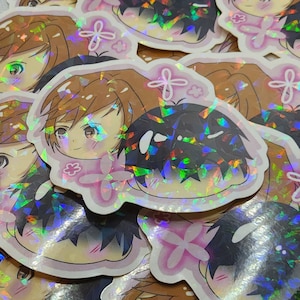 Sasaki and Miyano/ BL sticker/ Chibi/ Anime sticker/ Weather Proof Sticker