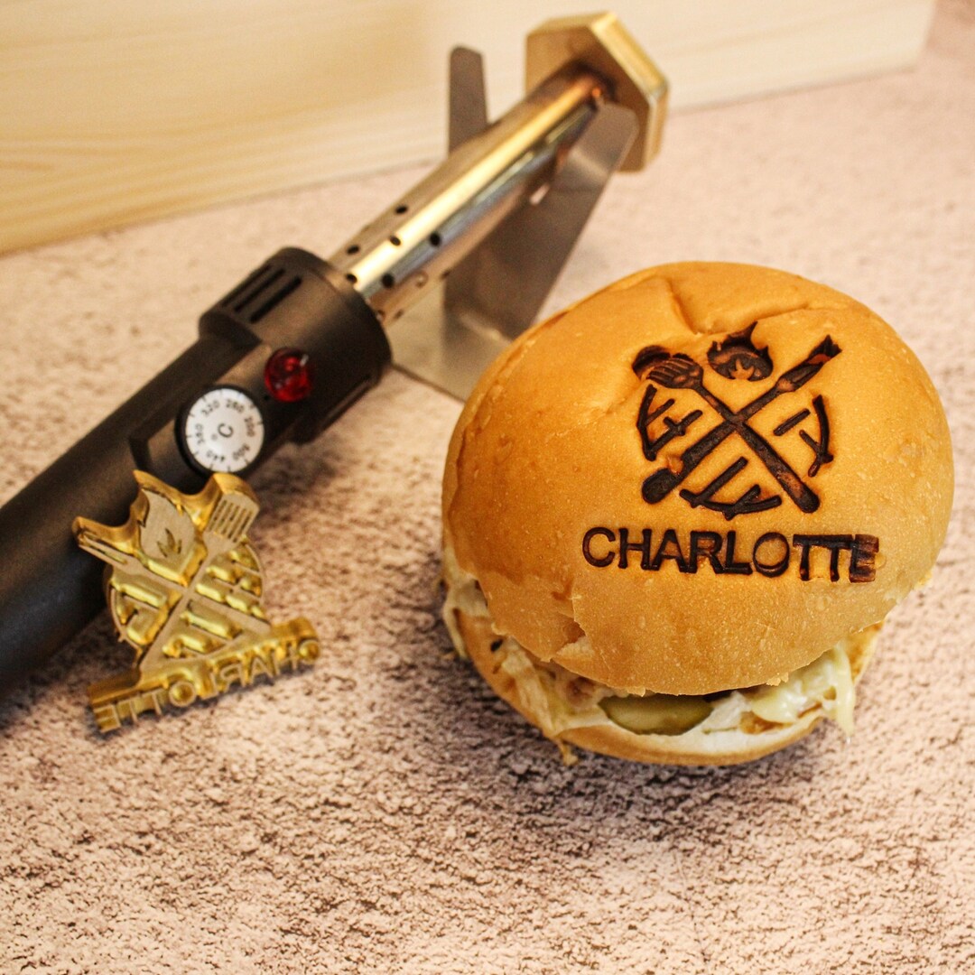 Custom Branding Iron for Burger Custom Burger Stamp Custom Etsy