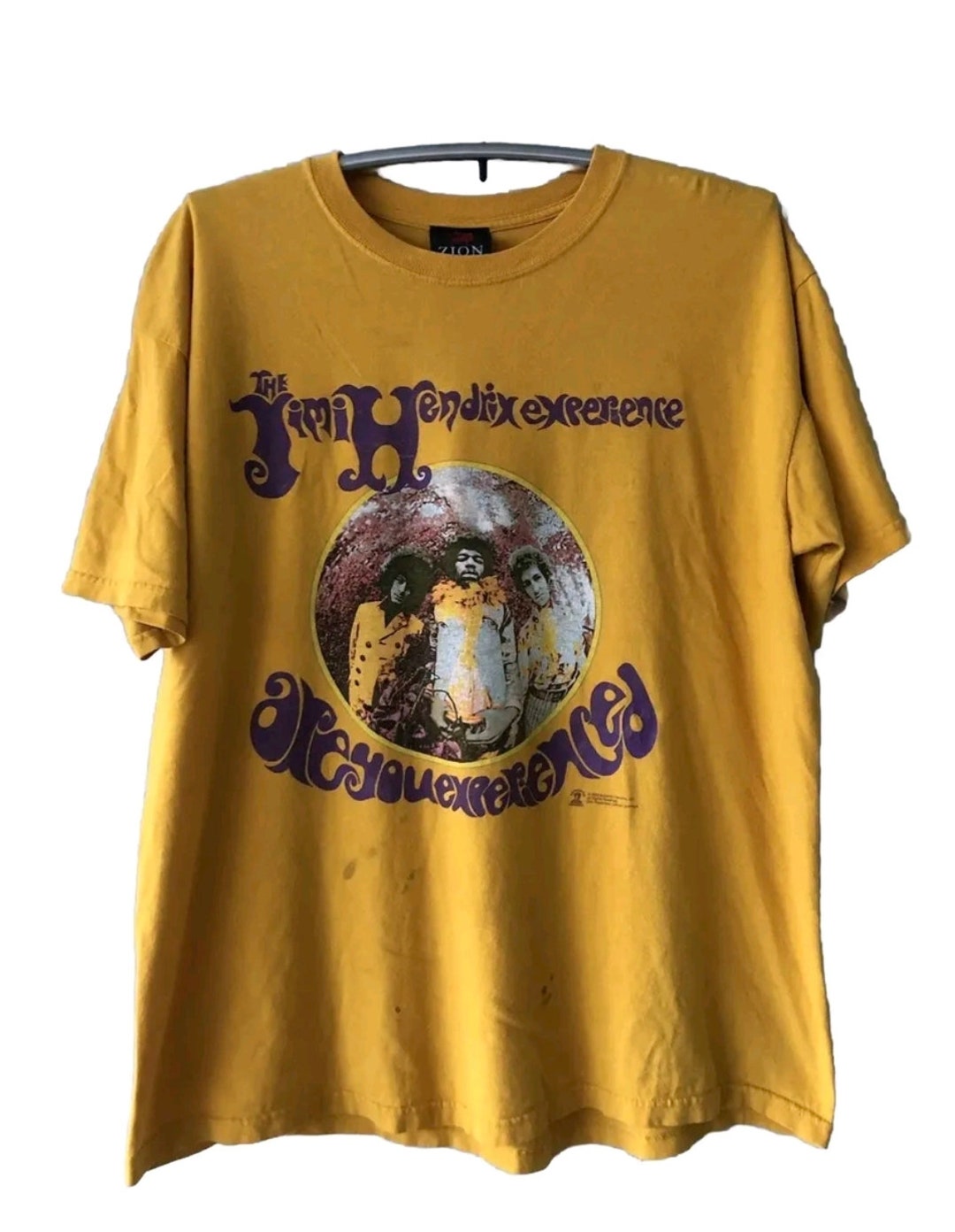 Jimi Hendrix Experience Yellow Men’s Fit T-Shirt main image 1
