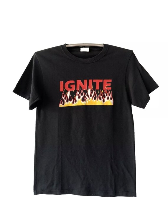Vintage Ignite T-shirt Hardcore Revelation Record… - image 2
