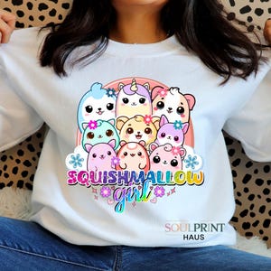 Squishmallow Girl Birthday Png, Squishmallow Birthday Girl, Cute Squishy Birthday Png, Squishmallow Pngs, Birthday Party Favors, Png Designs