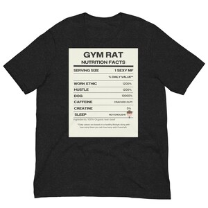 Gym Rat Nutrition Facts Muscle Mommy Gym Pump Cover Shirt Gym -  in  2023