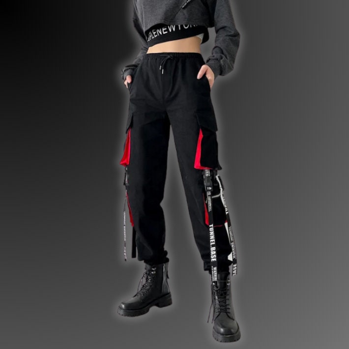Red Cargo Pants Etsy Singapore