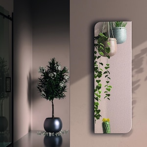 フレームレス長方形壁掛けミラー、フレームなしモダンバスルームミラー、大型コンテンポラリー壁掛けカスタムミラー