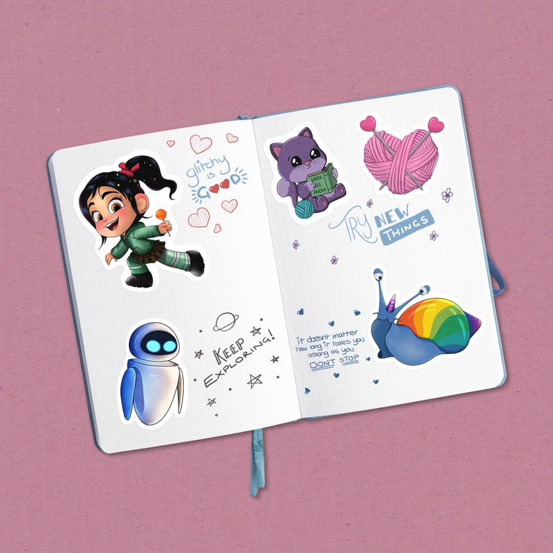 Vanellope Sticker & Badge Set - Etsy