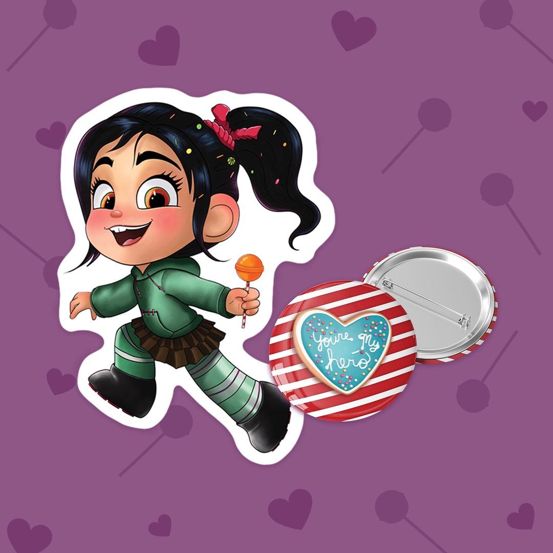 Vanellope Sticker & Badge Set - Etsy