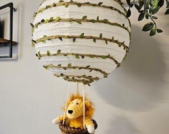 Jungle Safari Themed Hot Air Balloon Light Shade without toy (26 pounds on Vinted)