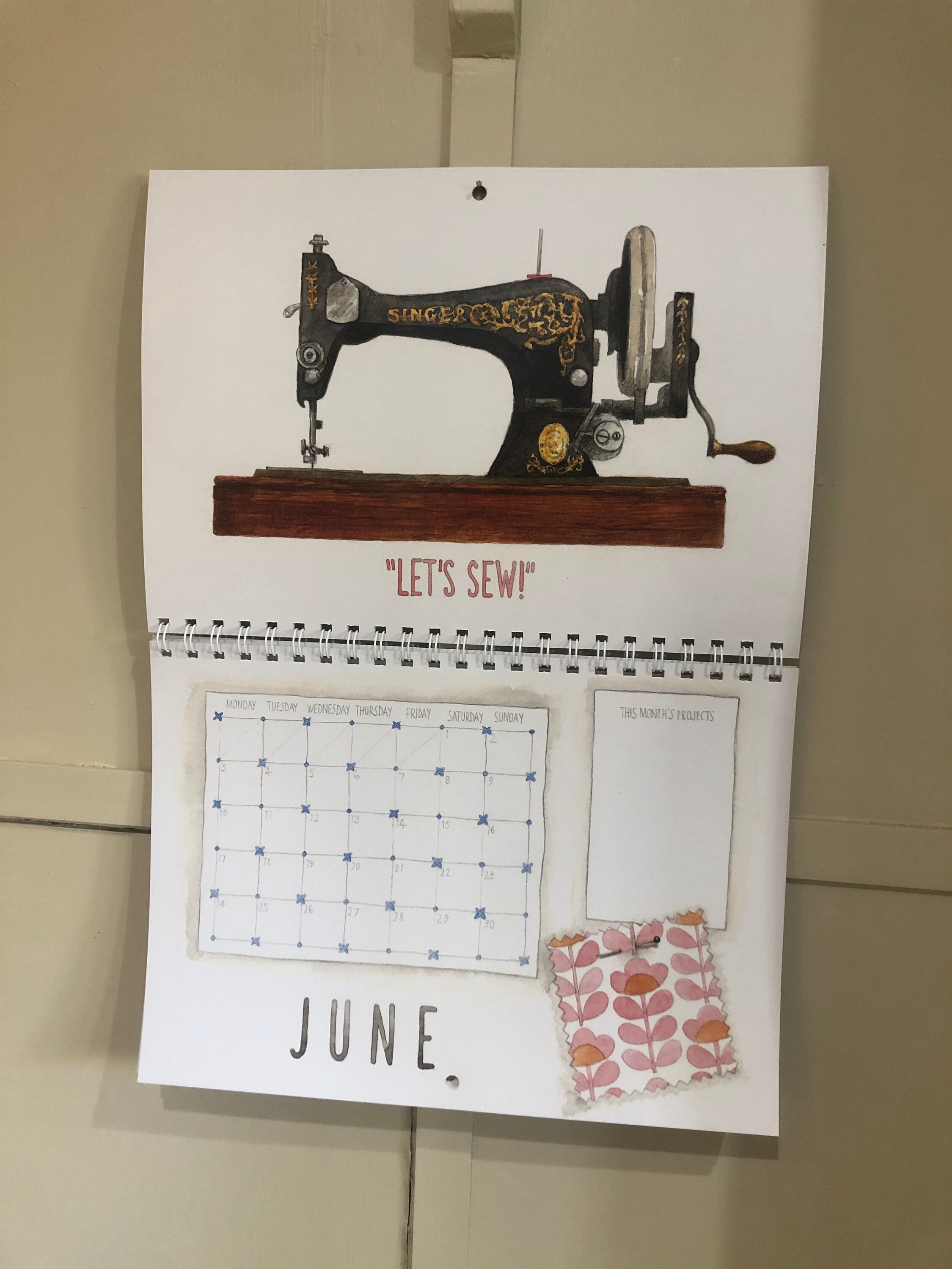 2024 Sewing Calendar Etsy UK