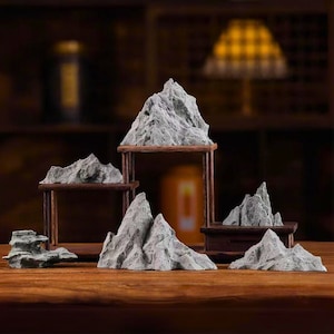 Zandsteenbergsculptuur: zentuin, terrariumaquariumdecor