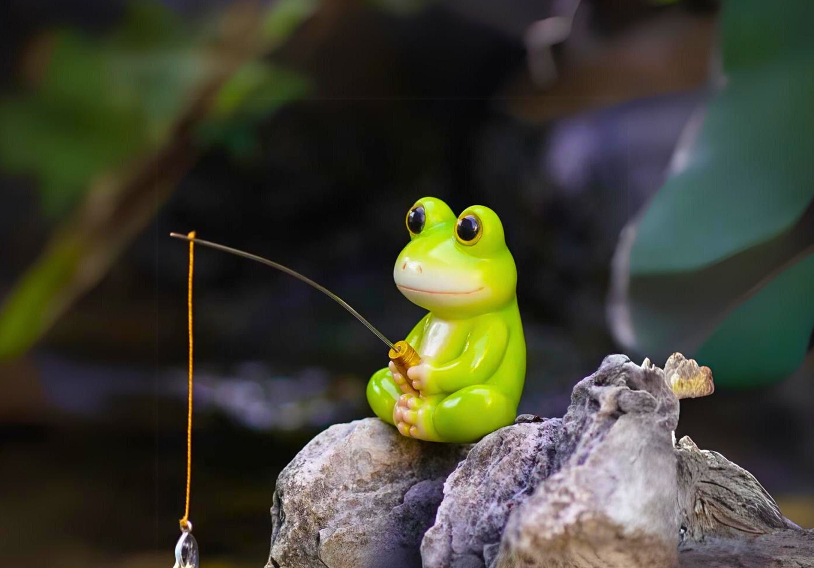 Frog tank decorations discount