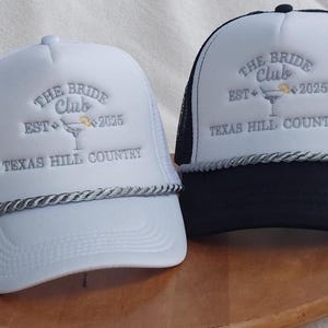 Custom Embroidered Foam Trucker Hat, Bachelorette Trucker Party Hats, Embroidery Personalized Wedding Guest Gift.