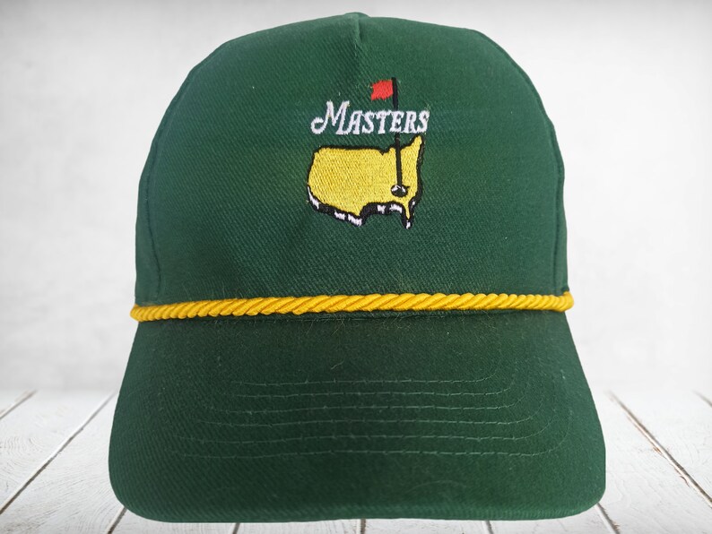 Masters-Mütze, Golf-Hut-Namenspersonalisierung, Golf-Geschenke, USA-Karte Masters-Mütze, Golf-Geschenke für Sie und Ihn, personalisierte Geschenke, Masters-Mütze. Bild 3