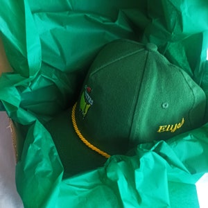 Masters-Hut, Golf-Hut-Namenspersonalisierung, Golf-Geschenke, USA-Karte Masters-Hut, Golf-Geschenke für Sie und Ihn, personalisierte Geschenke. Bild 9