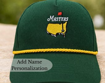Personalized Gift For Golfers Custom Hat Name Embroidered Masters Gift For Guests In Bulk Tournament Golf Gifts For Men & Women Golfer Dad .