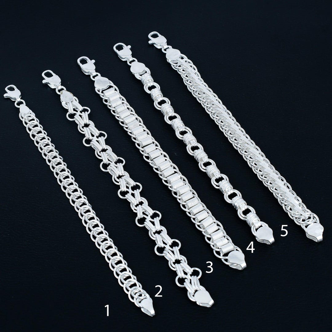 【Germany】 chain bracelet s925 vintage 925 Silver Hampton Chain Bracelet. SKU: TB4622SVJJJ | Gabriel & Co.