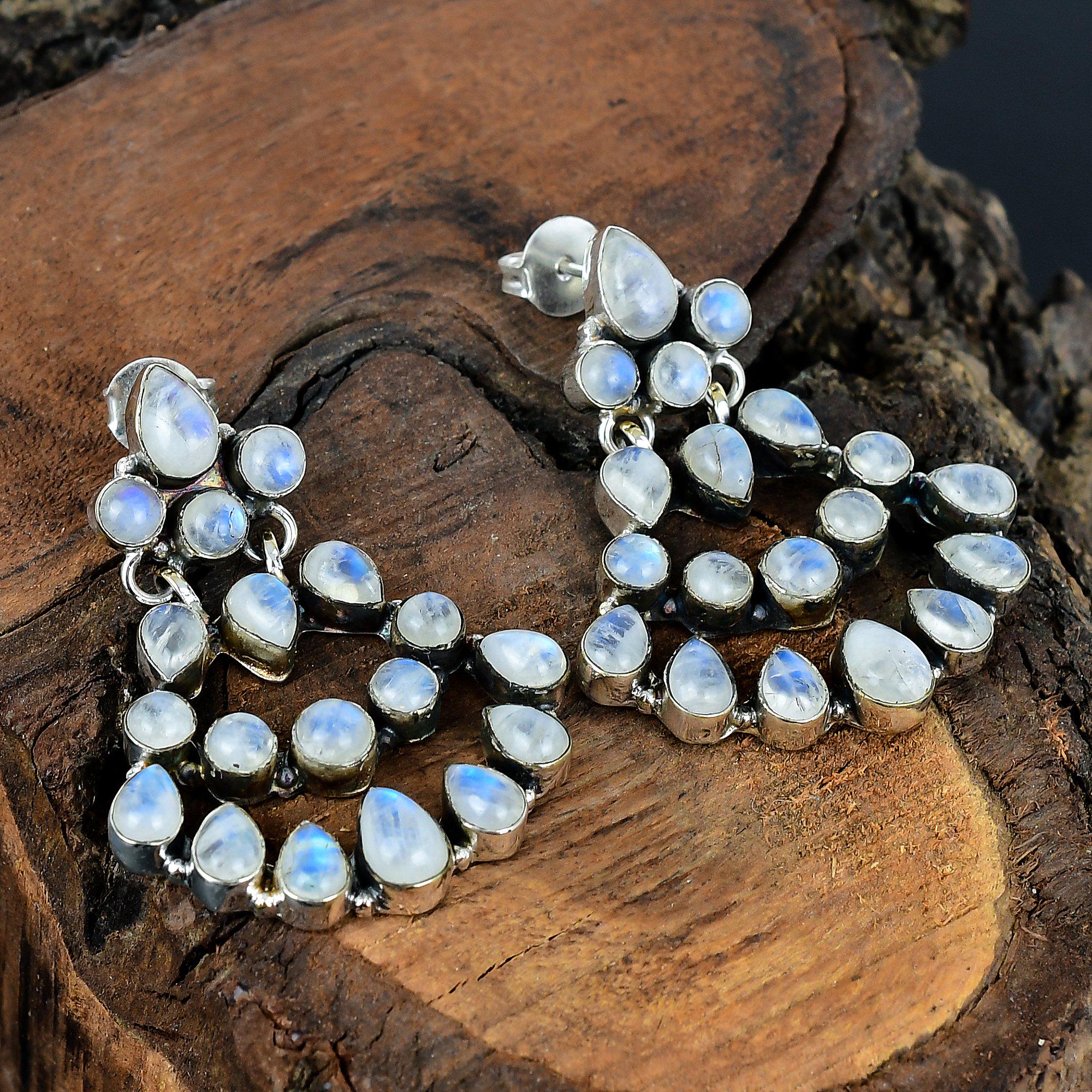 【美品】Navajo labradorite×moonstone バングル 美品】Navajo labradorite×moonstone バングル
