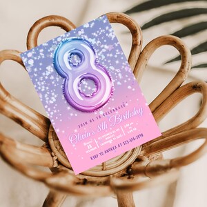 editable-purple-8th-birthday-invitation-glitter-birthday-party-invite