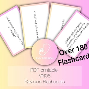 Vetskills VN06 Veterinary Nursing 180+ Flashcards | Anaesthesia and Theatre Nursing Skills | ** DIGITAL DOWNLOAD **