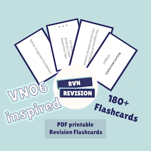 Veterinary Nursing Revision | 180+ Flashcards | Anaesthesia and Theatre Nursing Skills VN06 | ** DIGITAL DOWNLOAD **