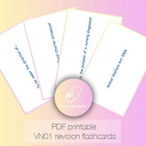Vetskills VN01 Revisão de Enfermagem VeterináriaFlashcards | Responsabilidades Profissionais de Enfermagem Veterinária | **DOWNLOAD DIGITAL**