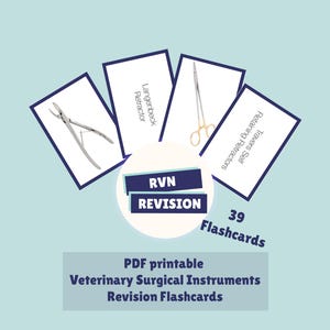Veterinary Surgical Instruments Flashcards with images | **DIGITAL DOWNLOAD**