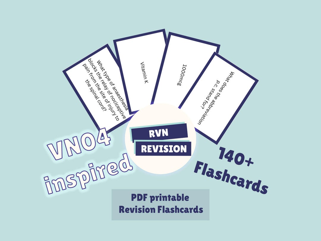 Flash Card For Rvn Veterinary Nursing Revision Flashcards | Pharmacology and Dispensary ...