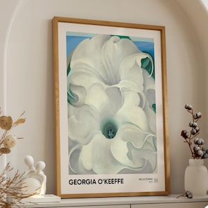 Georgia O Keefe Vintage Poster - Etsy