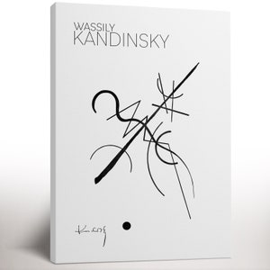 Wassily Kandinsky Poster, Leinwand Druck, Eklektische Abstrakte Wandbild, Einweihungsparty Geschenk