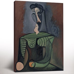Pablo Picasso Canvas Wall Decor, Art Lover Gift, Gallery Wall Art, Canvas Art Ready to Hang