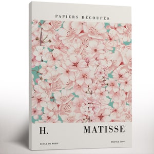 Henri Matisse Poster, Pink Matisse Flower Poster, Henri Matisse Canvas Print, Matisse Plant Print
