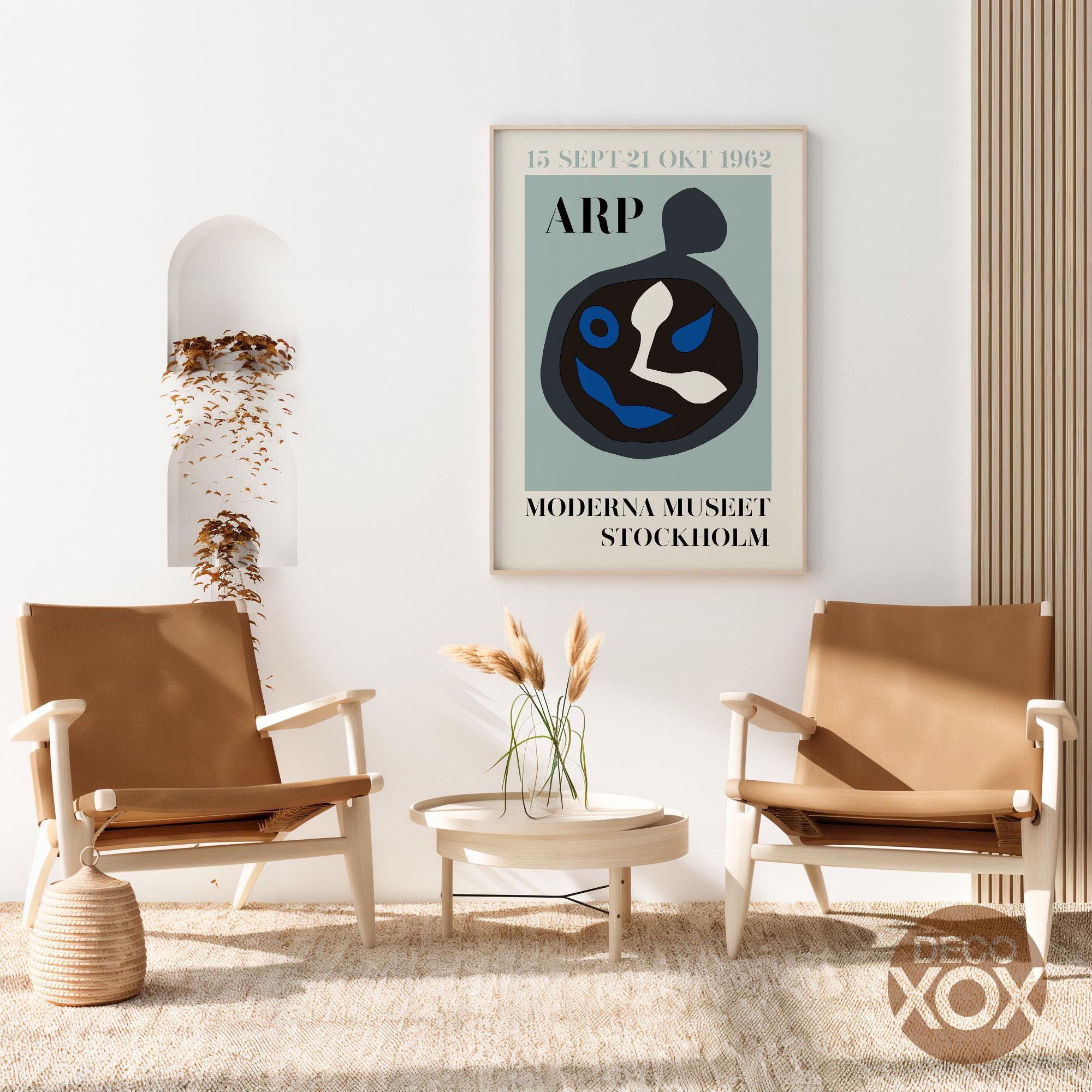 ARP Moderna Museet Stockholm Abstract Modern Art Print 1962