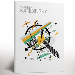 Kandinsky Wall Art, Canvas Prints, Eclectic Abstract Wall Print, Minimalist Poster, Housewarming Gift