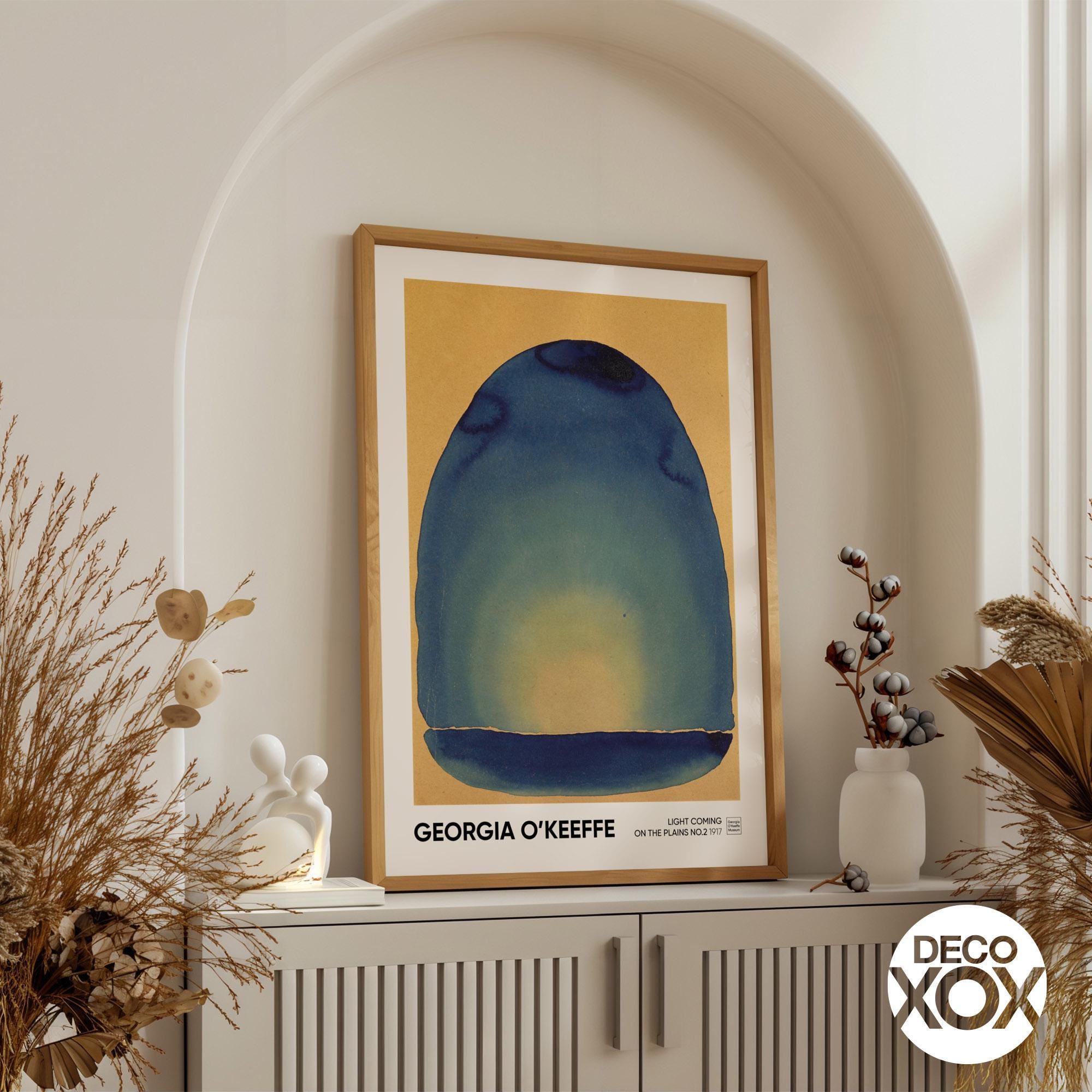 Georgia O'keeffe Light Coming on the Plains No.2 Poster, Blue