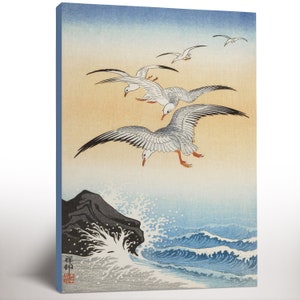 Ohara Koson Canvas Print, Beautiful Bird Canvas Print, Animals Canvas Prints, Living Room Decor, Housewarming Gift