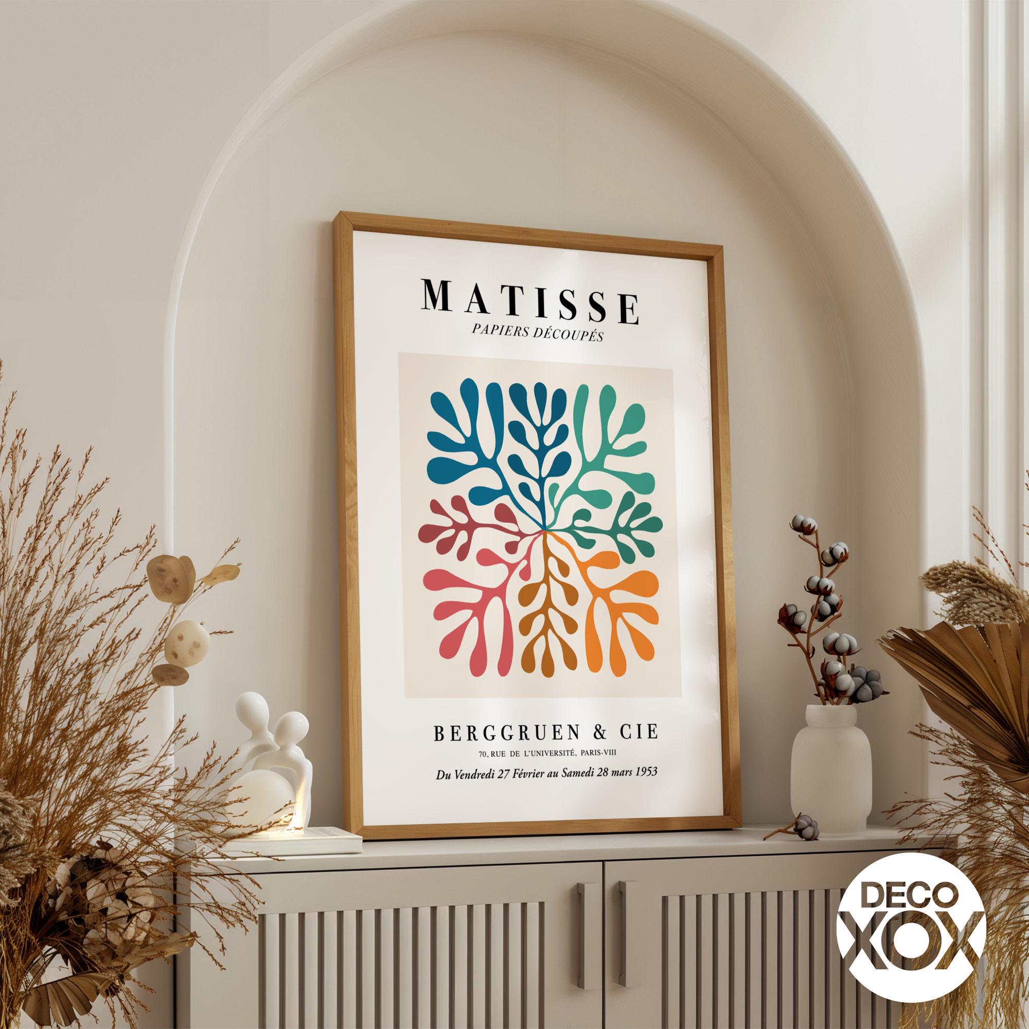 Henri Matisse Botanical Art Print – Colorful Papiers Découpés - Etsy