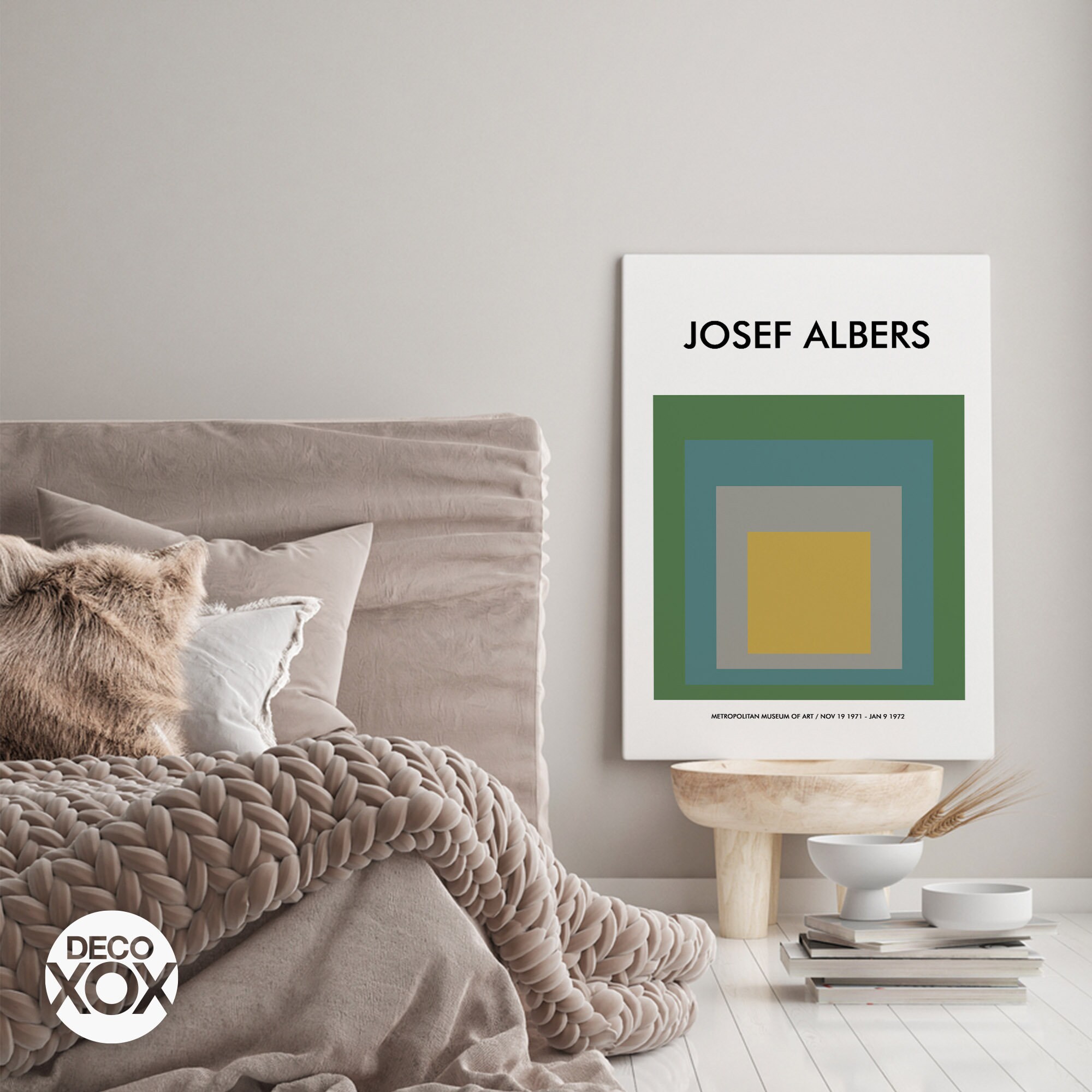 Amazon.com: Yellow Climate (Homage To The Square), 1 20x20