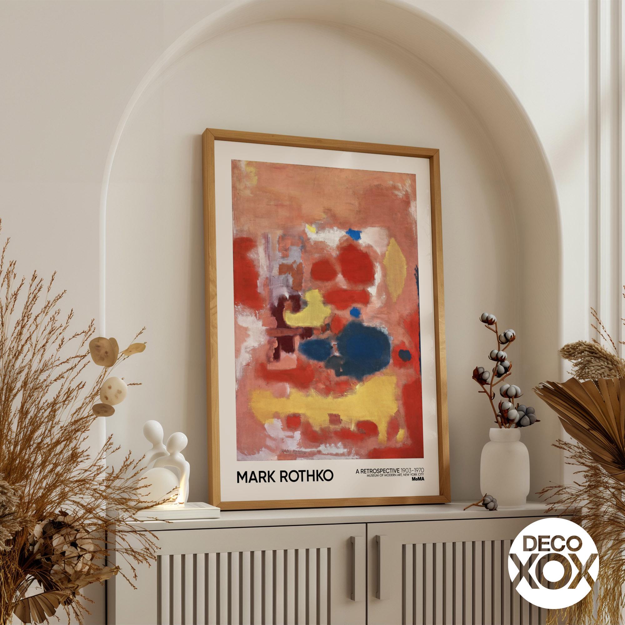 Mark Rothko Abstract Expressionist Art Print - Multicolor Bold