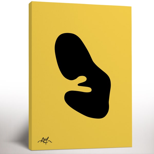 Jean Arp Exhibition Canvas Print, Abstract Art Print, Trendy Modern Painting, Bedroom Art, Housewarming Gift, Art Lover Gift