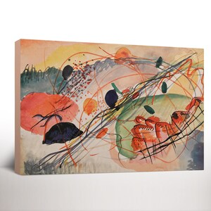 Wassily Kandinsky Wall Art Abstract Canvas Colorful Art Kandinsky Wall Home Decor Abstract Art Living Room Home Decor Valentine's Gift