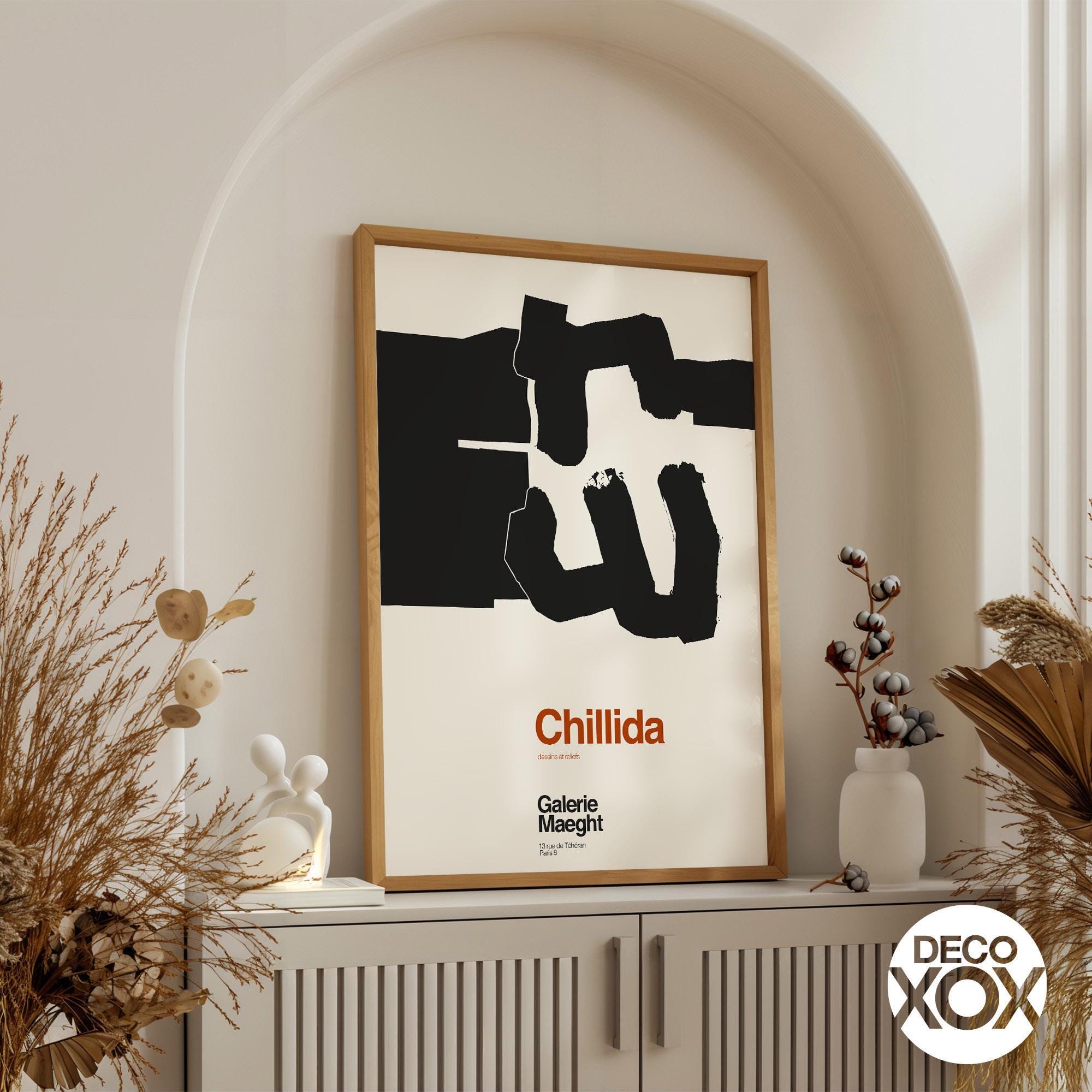 Chillida Abstract Art Print, Galerie Maeght Exhibition Poster - Etsy