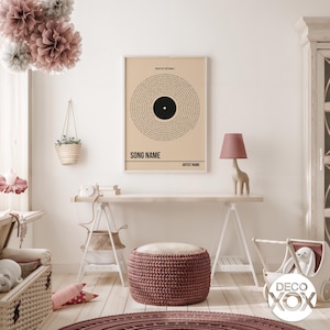Song Lyrics Print: Personalized Vinyl Art (Matte Paper, Multiple Sizes) - P2 image 10