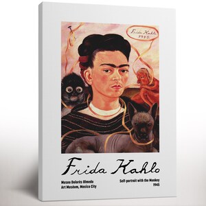 Kahlo Exhibition Mexican Art, Feminist Wall Art, Eclectic Art, Art Lover Gift, Living Room Decor, Teen Girl Room Decor