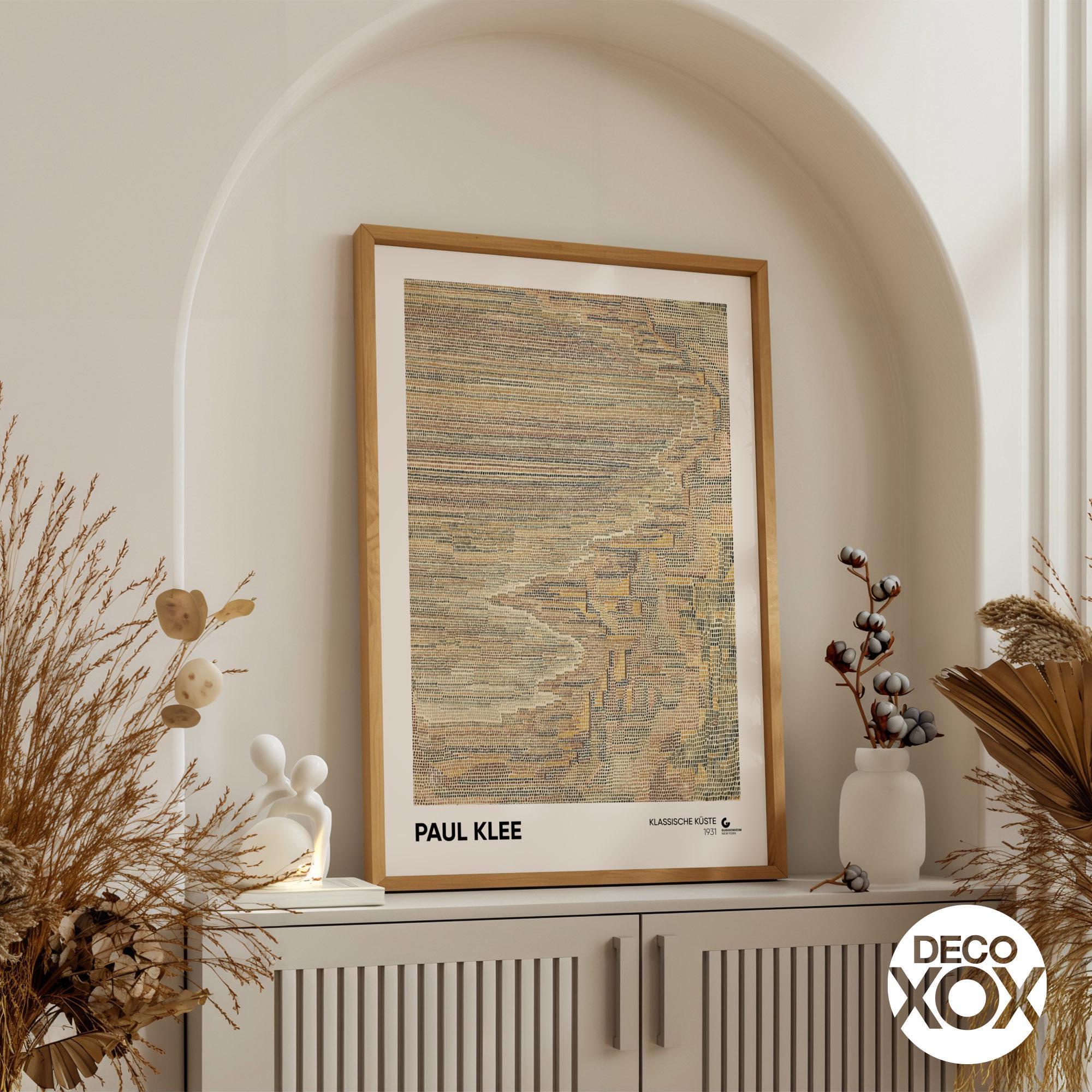 Paul Klee 'klassische Küste' Print, Bauhaus Earth Tone Art - Etsy