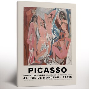 Pablo Picasso Canvas Wall Decor, Le Cubisme Poster, Cubism Art, Art Lover Gift, Gallery Wall Art, Canvas Art Ready to Hang