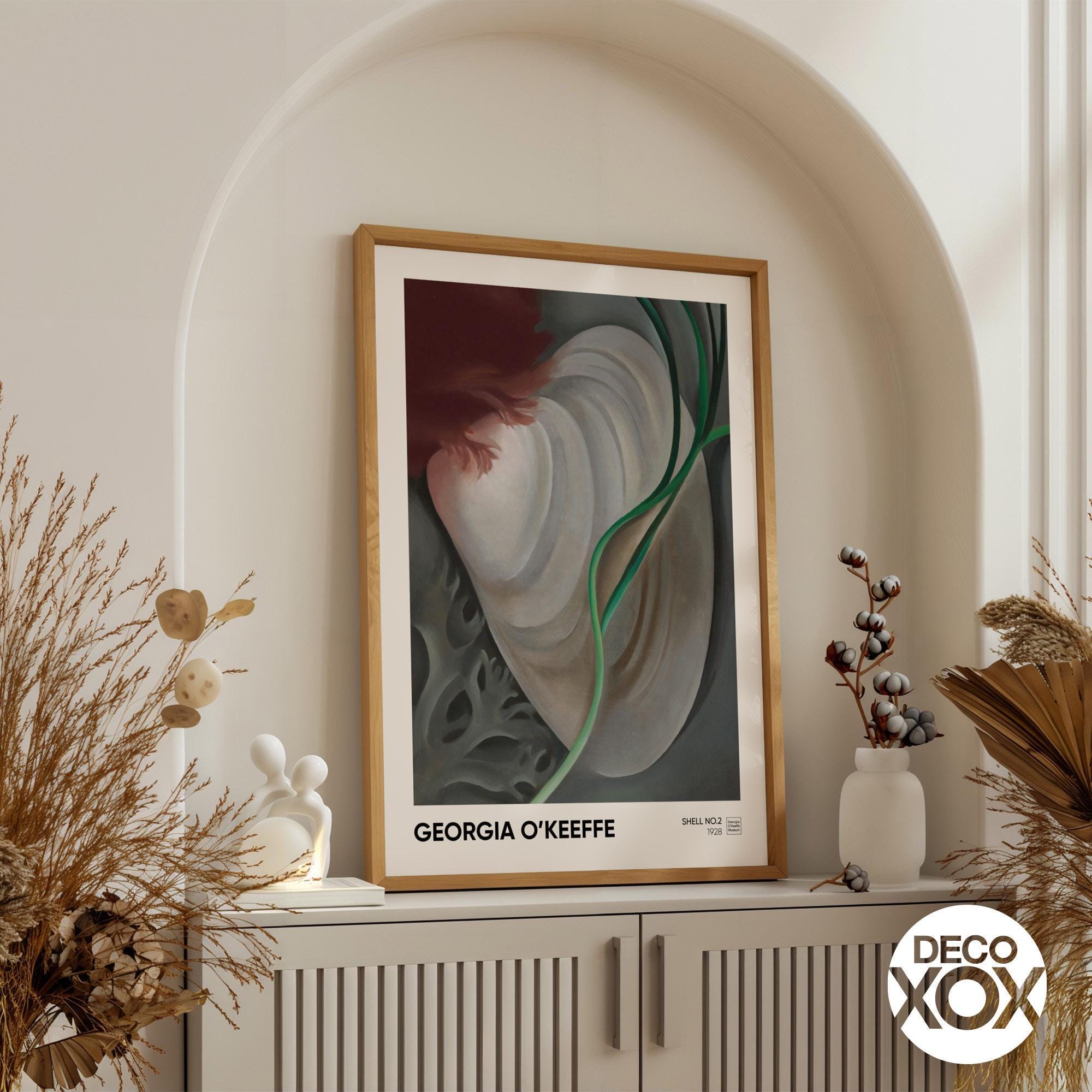 Georgia O'keeffe Shell No. 2 Print, Vintage Art Poster, Coastal