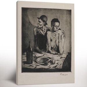 Pablo Picasso Lithograph Print, Framed Canvas Print, Large Wall Art, Gallery Wall Art, Canvas Art Ready to Hang