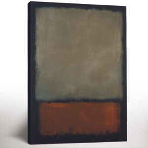 Mark Rothko Canvas Art, Modern Art Expressionism Painting, Modern Wall Decor, Abstract Wall Art, Housewarming Gift